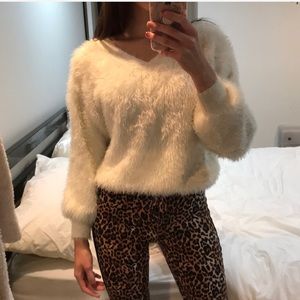 Fuzzy sweater